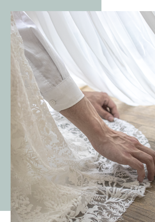 Retoucher sa robe de mariée