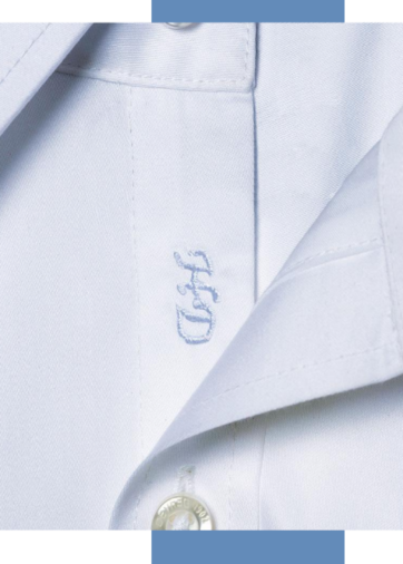 Vos initiales sur chemises messieurs