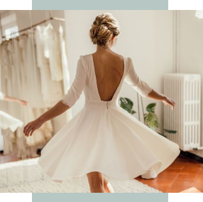 Retoucher sa robe de mariée