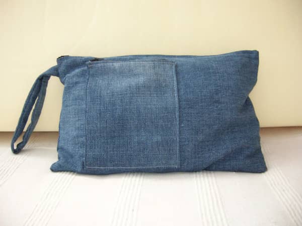 Pochette jean homme revisitée