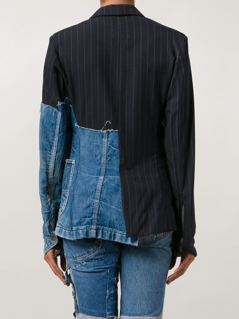 Tailleur femme bi-matière